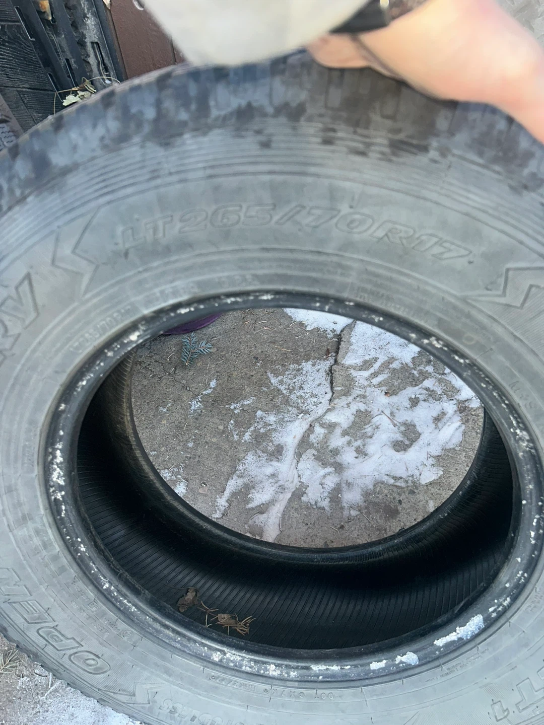 2 matching Toyo Open Country WLT Tires LT265/70R17 - photo 4