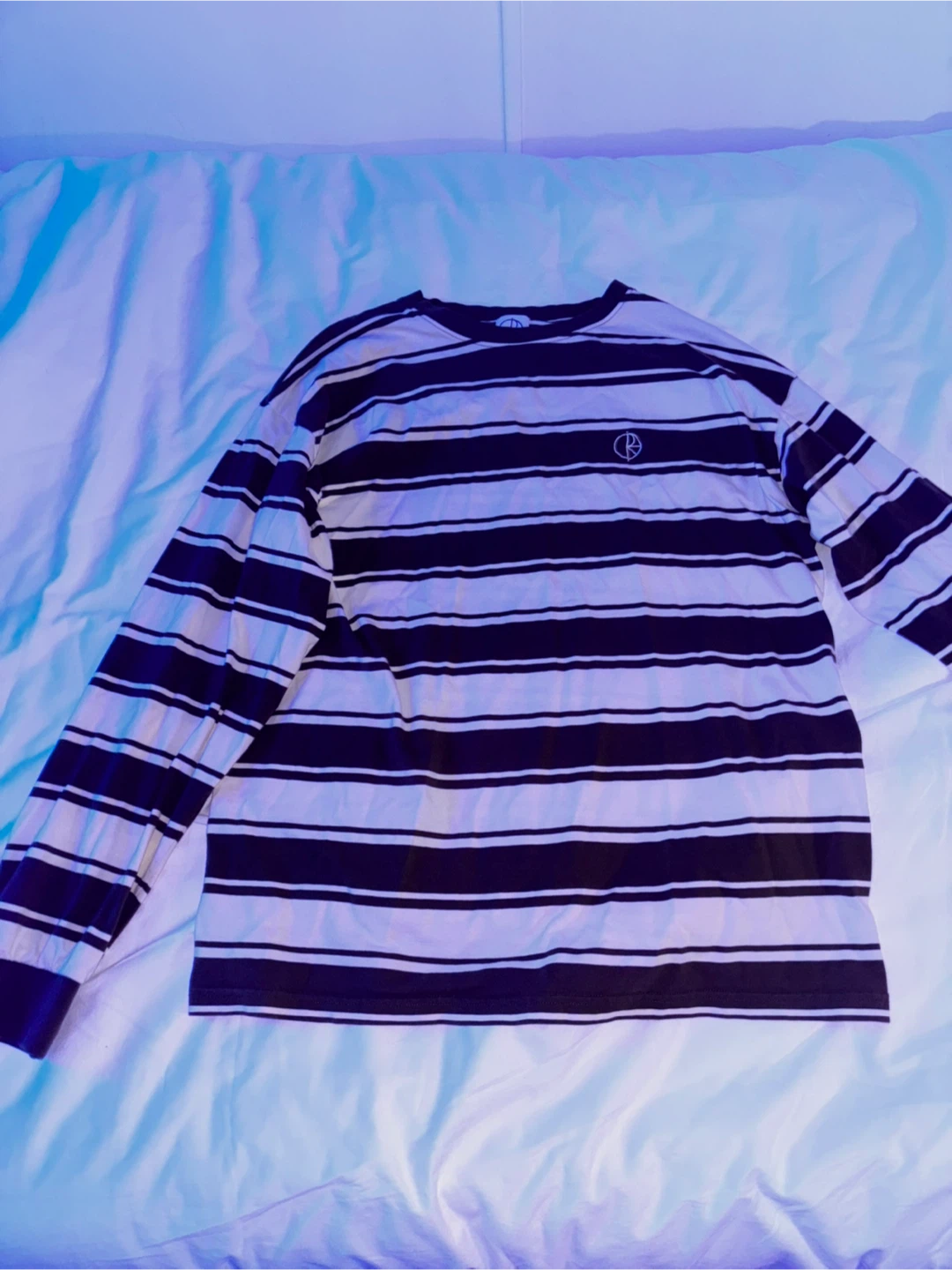 Polar Skate Co. Long Sleeve Striped T-Shirt Size M