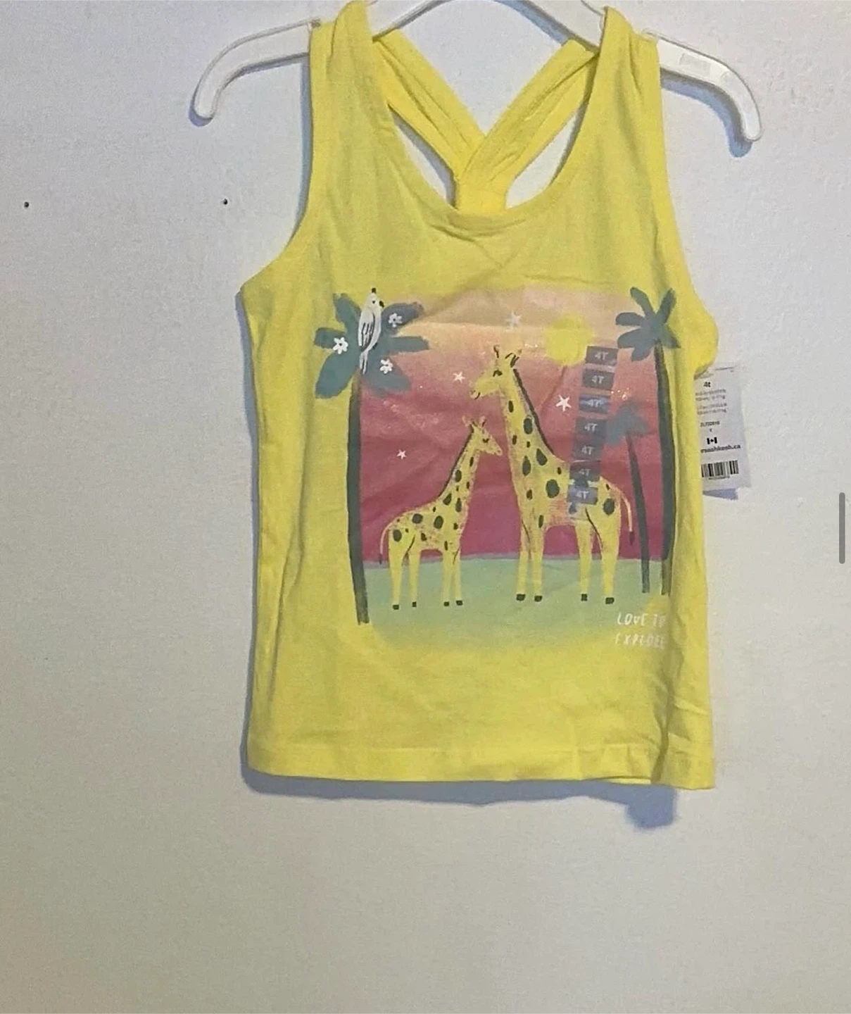 GIRLS TANK TOP (SIZE: 4T & 5T)