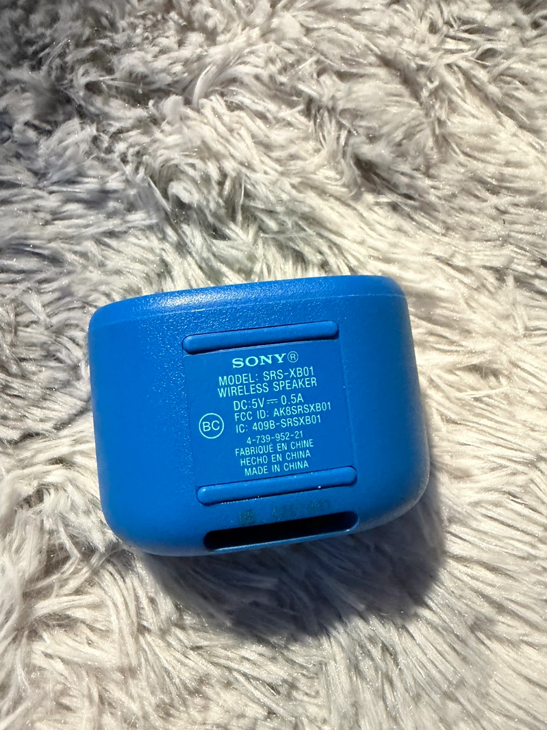 Sony SRS-XB01 Wireless Speaker - Blue - photo 2