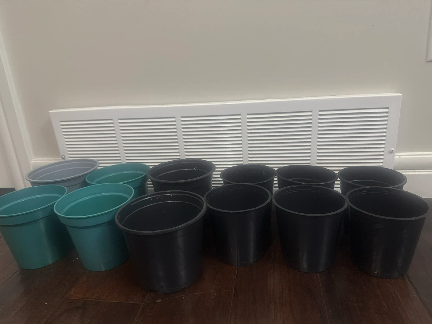 Assorted Plastic Plant Pots
