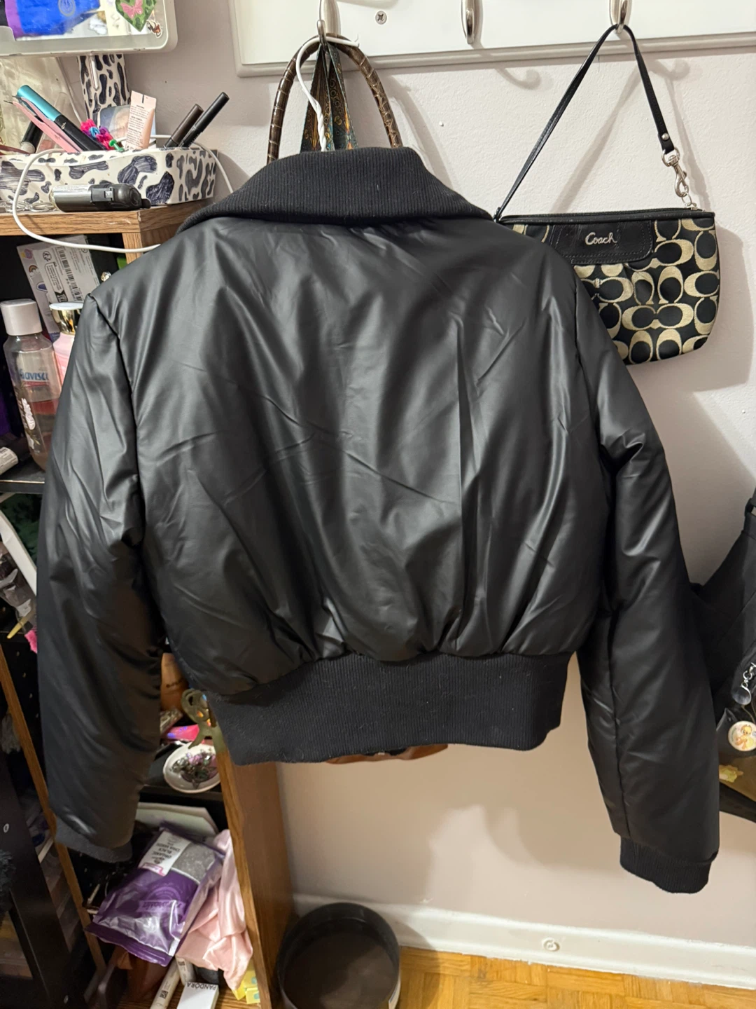 Ambiance Outerwear Black Bomber Jacket - photo 3