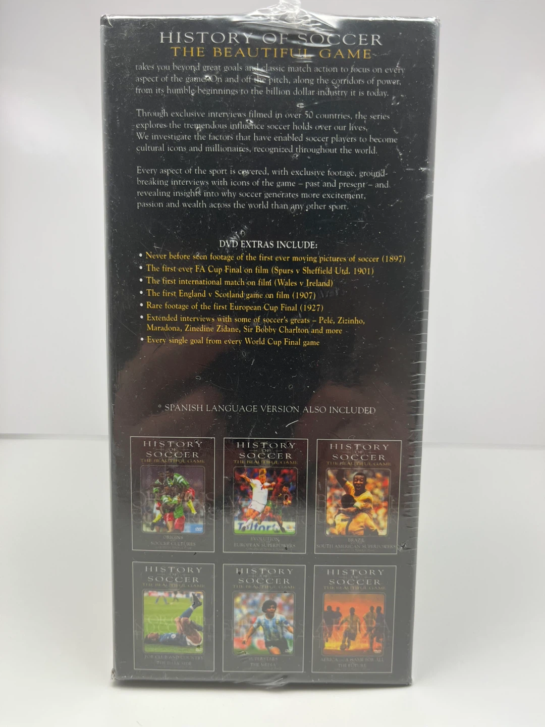 History of Soccer: The Beautiful Game DVD Box Set.   Sealed New - photo 3
