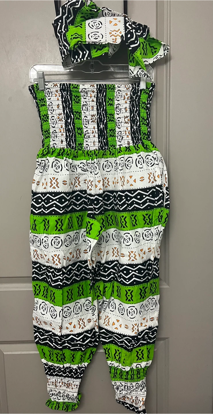 Jumpsuit- African print fabric - photo 2