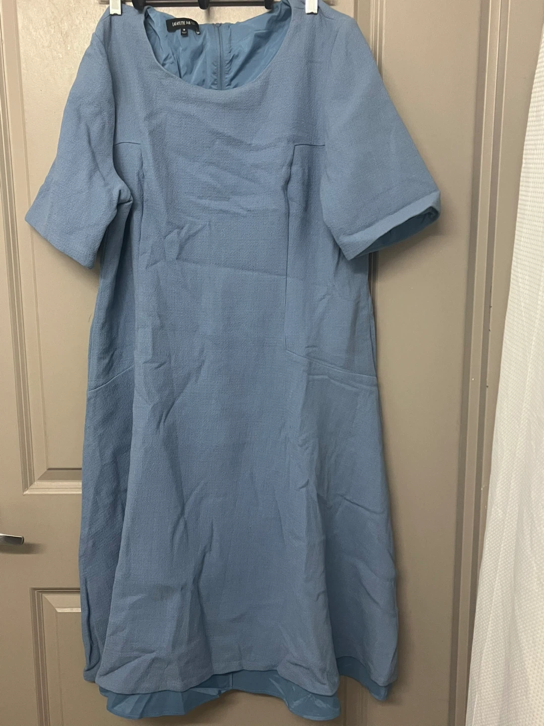 Lafayette 148 New York Wool Dress Size 18