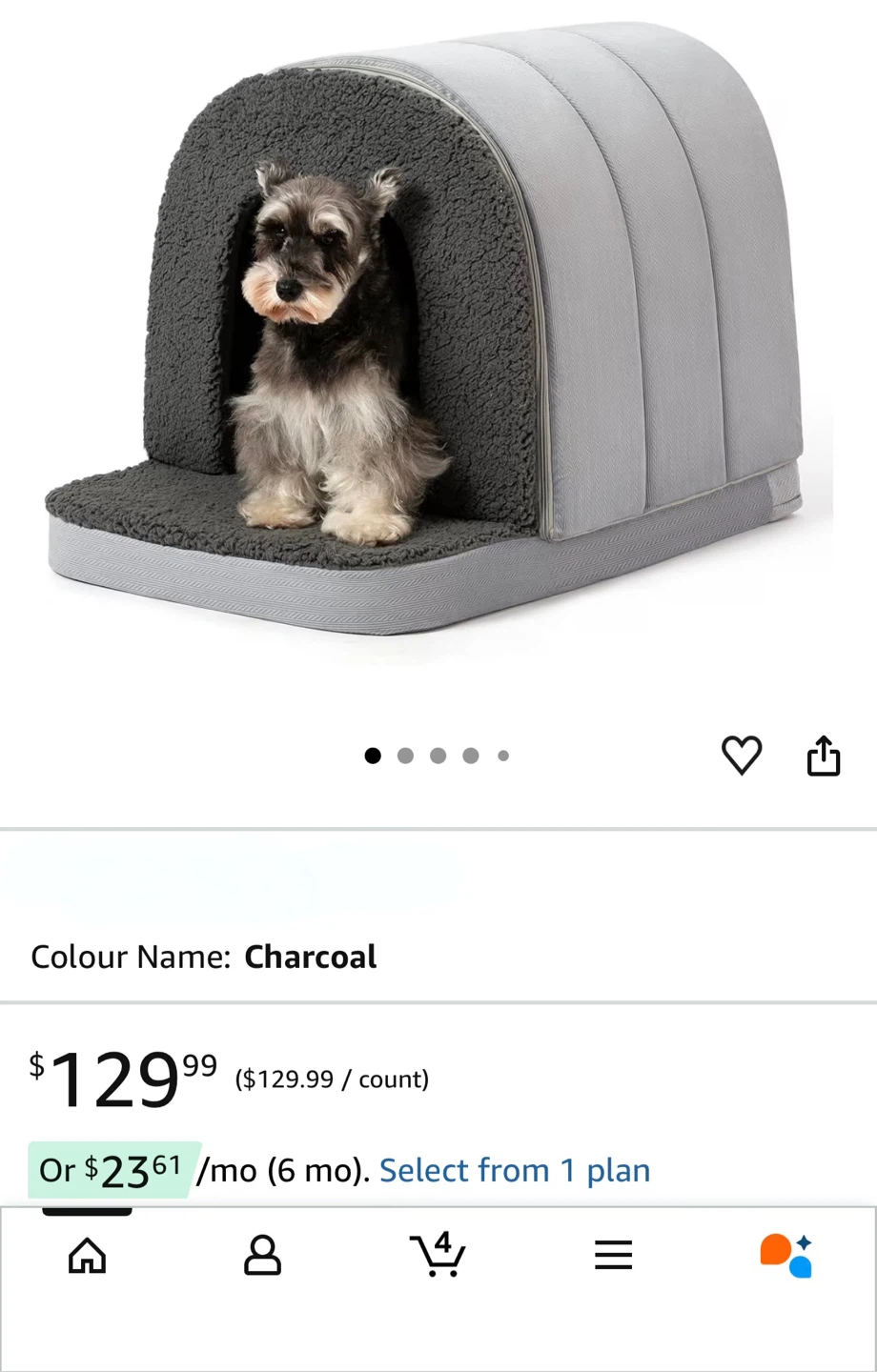 Orthopaedic Foam indoor Dog House Retails $129.99+ tx