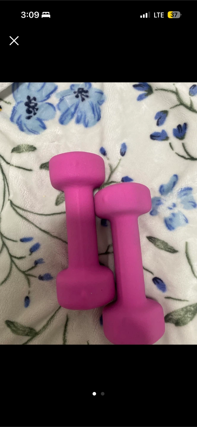 Pink Dumbbells Pair