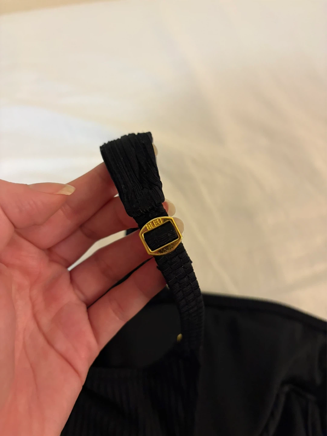 BLEU Black Ribbed One-Piece Swimsuit - photo 4