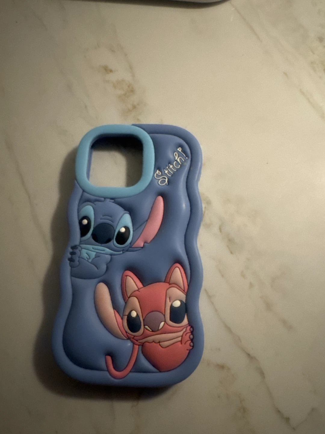 Blue Stitch and Angel Phone Case
