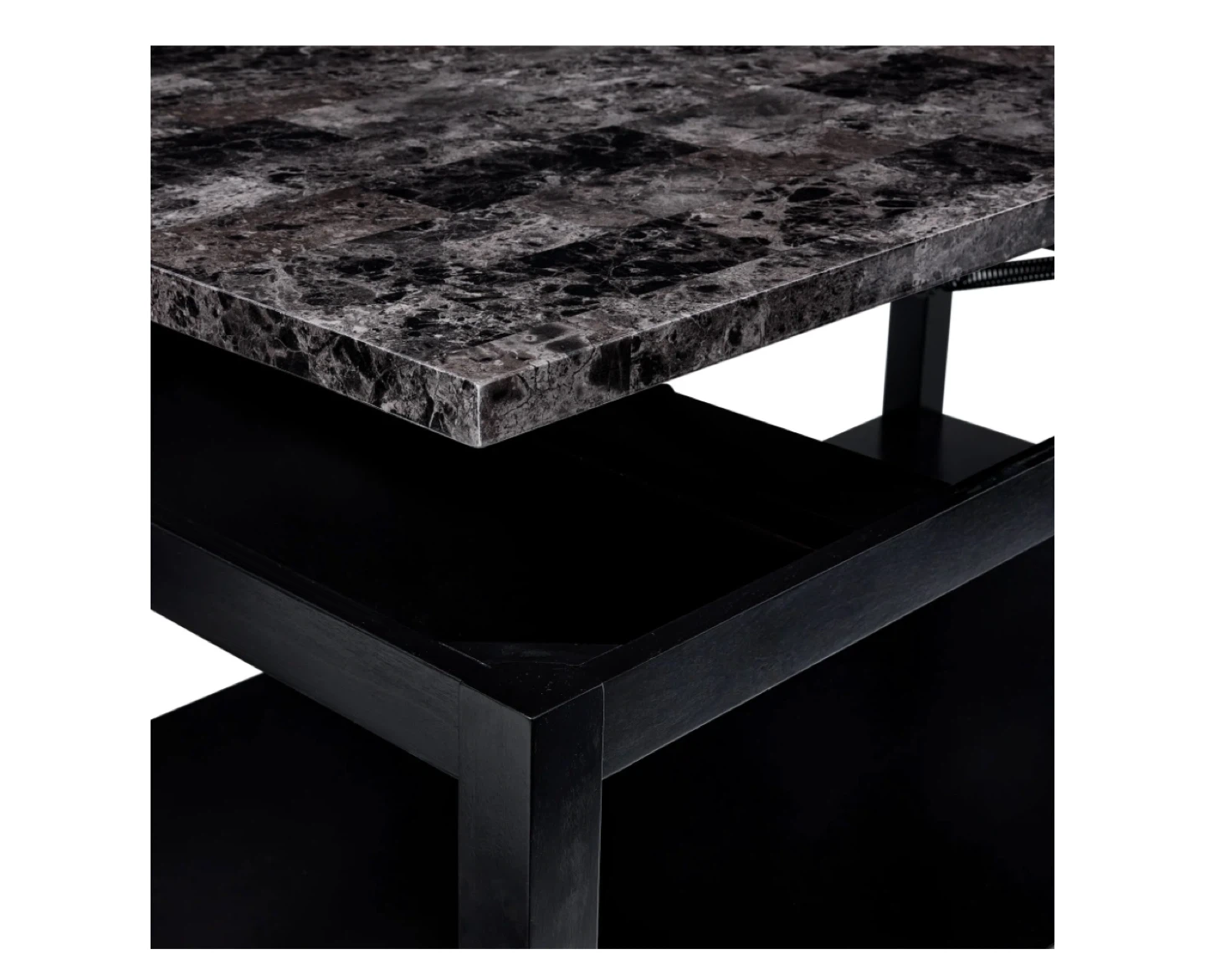 Lift Top Coffee Table with Storage Shelf - photo 4