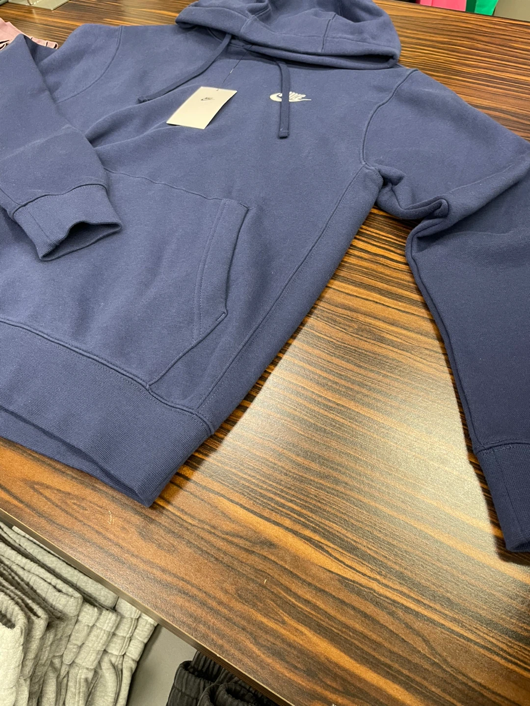 Nike Navy Blue Hoodie - photo 2