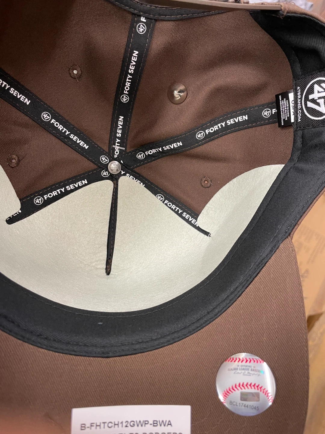 47 Brand Los Angeles Dodgers '47 Hitch Adjustable Cap - Brown - photo 4