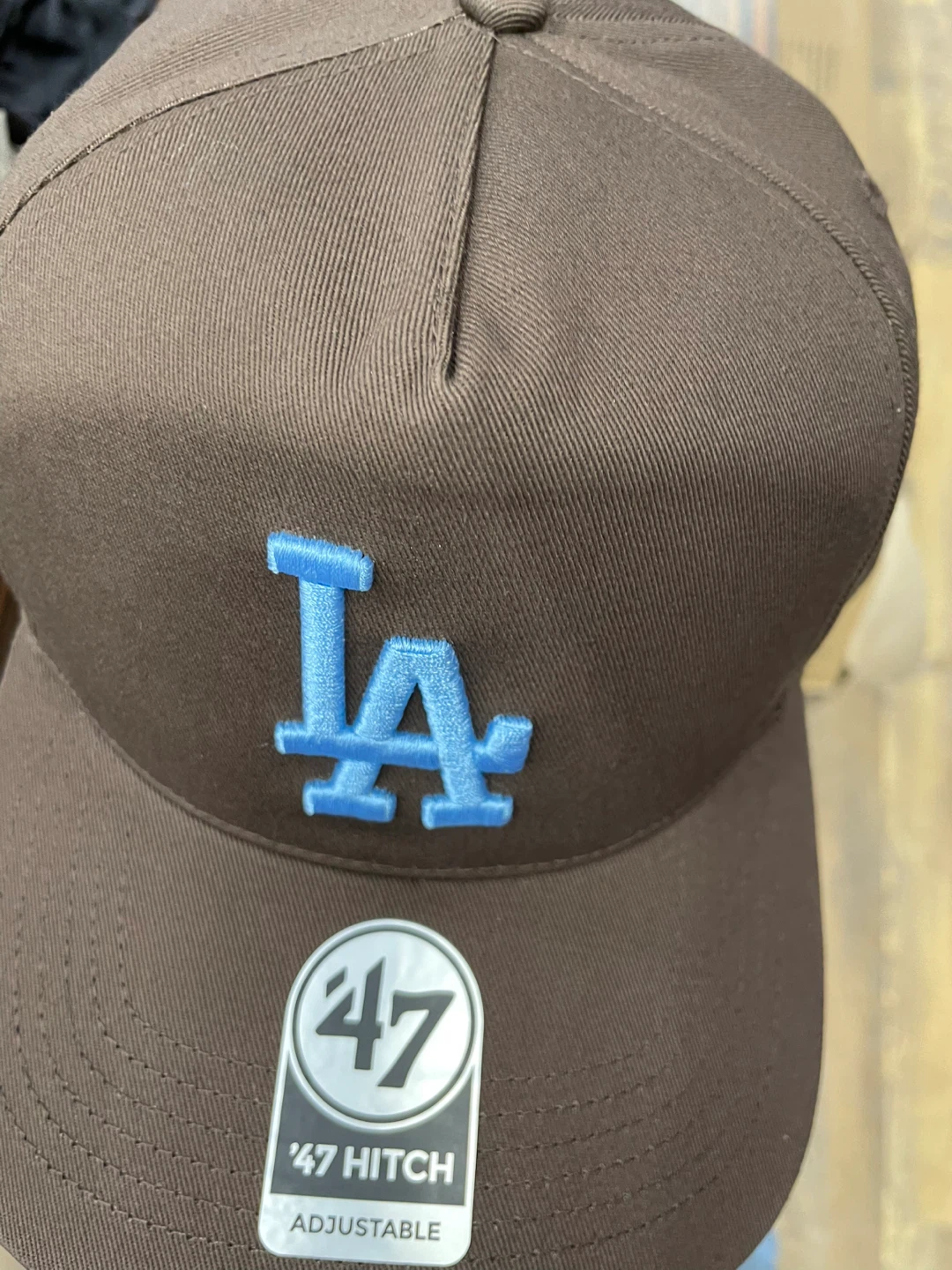47 Brand Los Angeles Dodgers '47 Hitch Adjustable Cap - Brown - photo 2