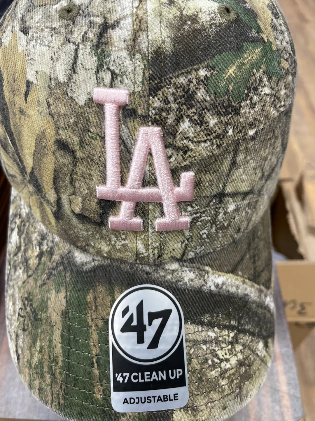47 Brand Realtree Camo LA Dodgers "47 Clean Up" Adjustable Hat