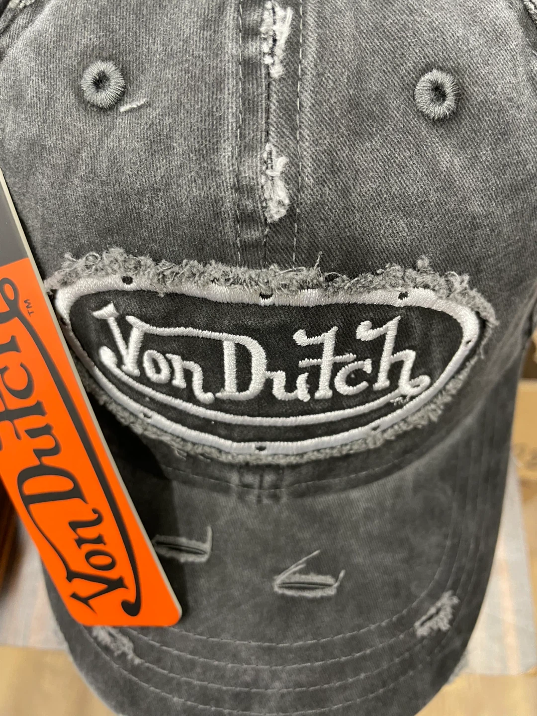 Von Dutch Distressed Baseball Cap - photo 2