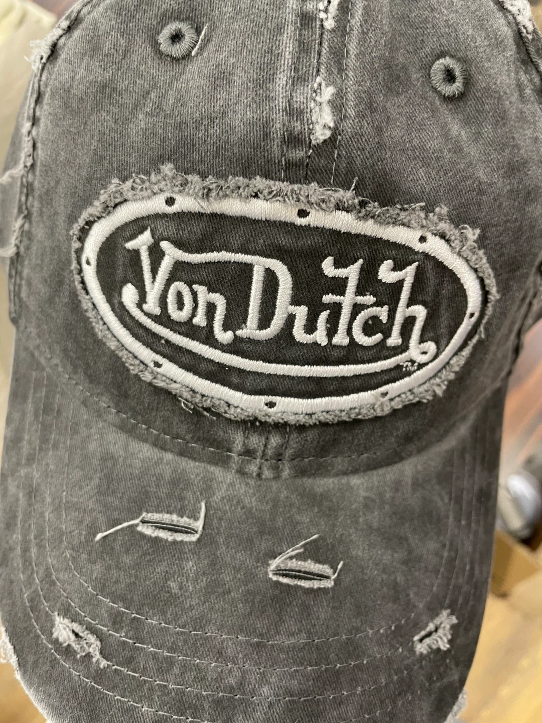 Von Dutch Distressed Baseball Cap - photo 3