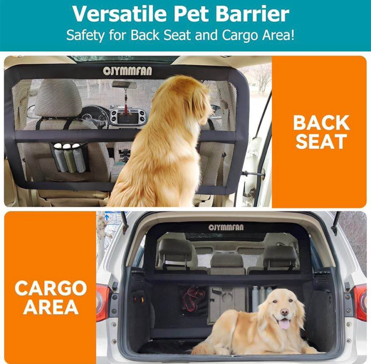 CJYMMFAN Dog Barrier for Car - photo 3