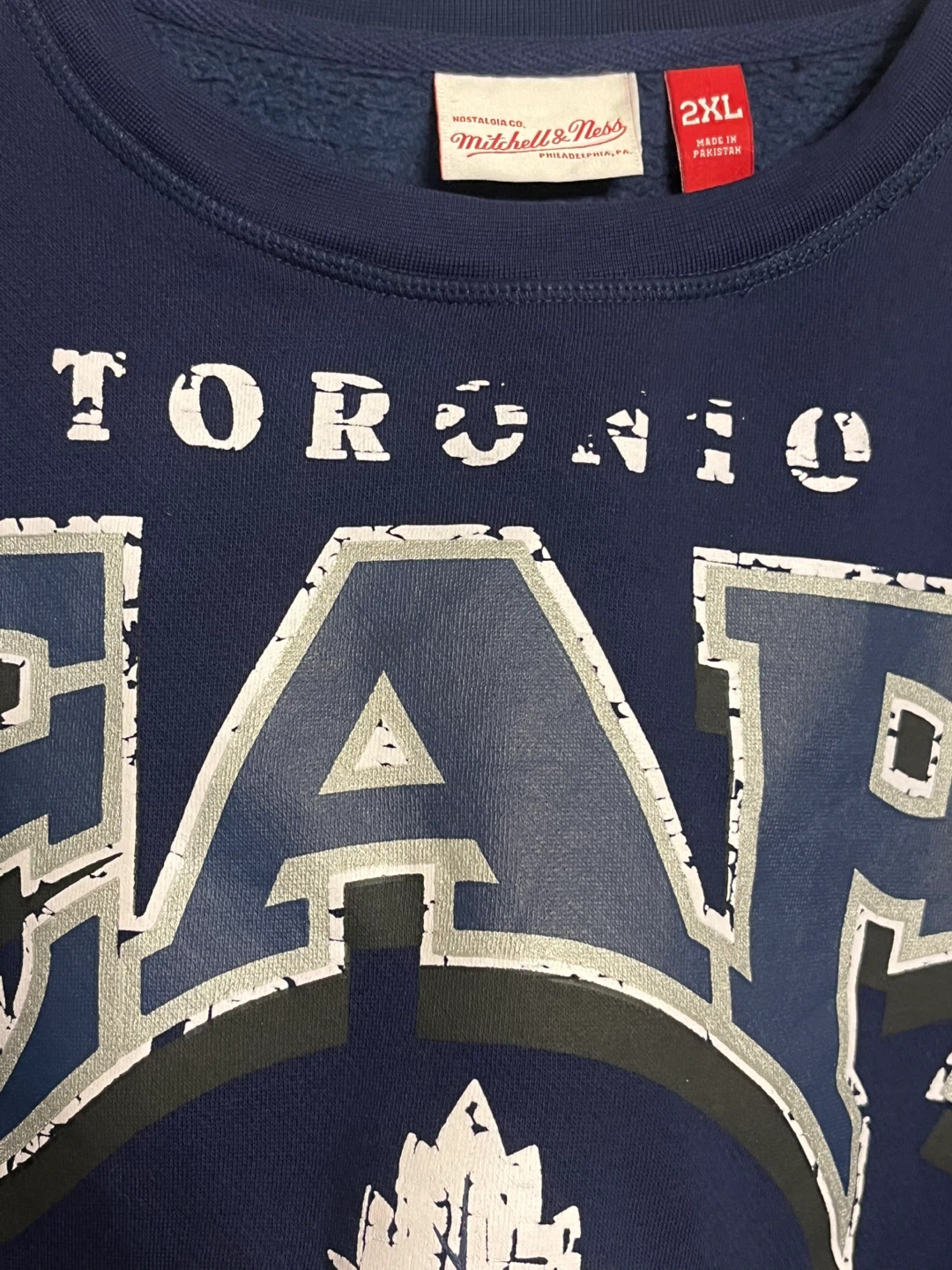 Mitchell & Ness Toronto Maple Leafs Crewneck Sweatshirt XXL - photo 3