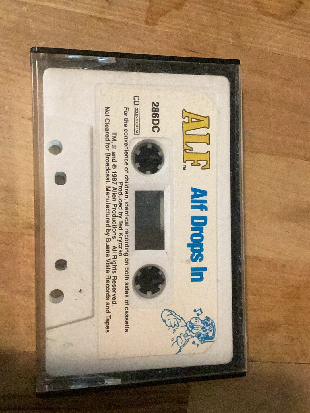 ALF Alf Drops In Cassette Tape 1987