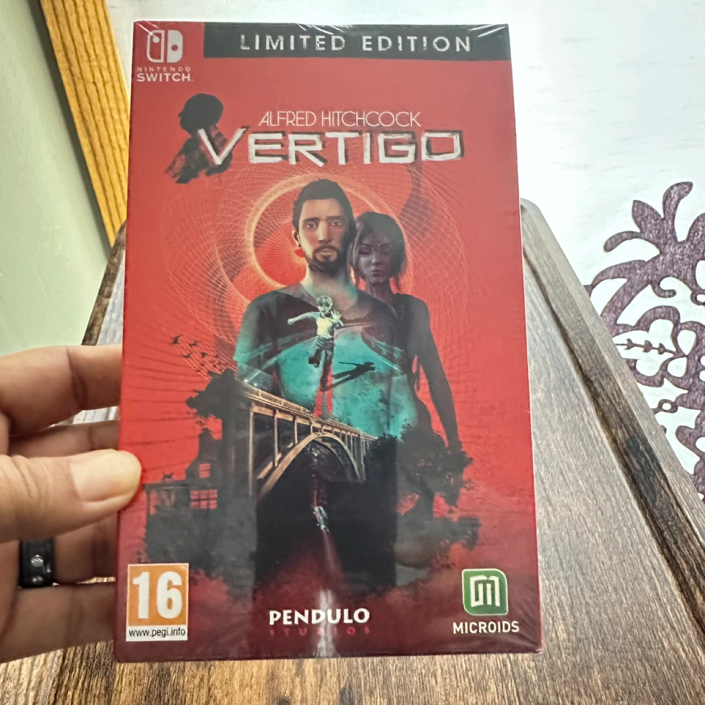 Nintendo Switch Alfred Hitchcock Vertigo Limited Edition Game
