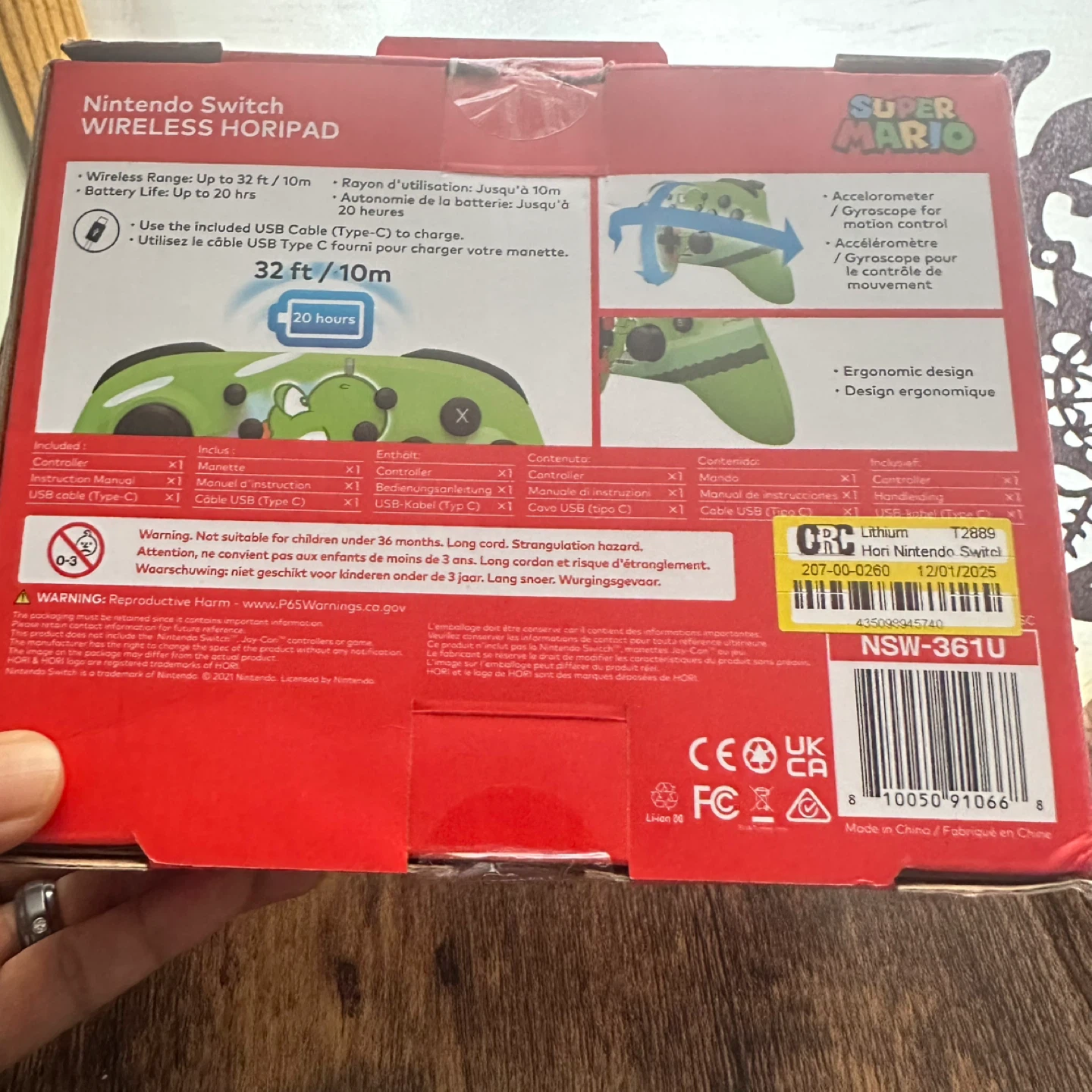 Nintendo Switch Wireless HORIPAD Controller - photo 2