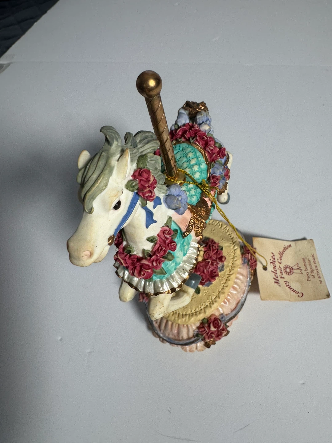 Melodies Fair Collection AntiqueCarousel Horse Music Box - photo 4