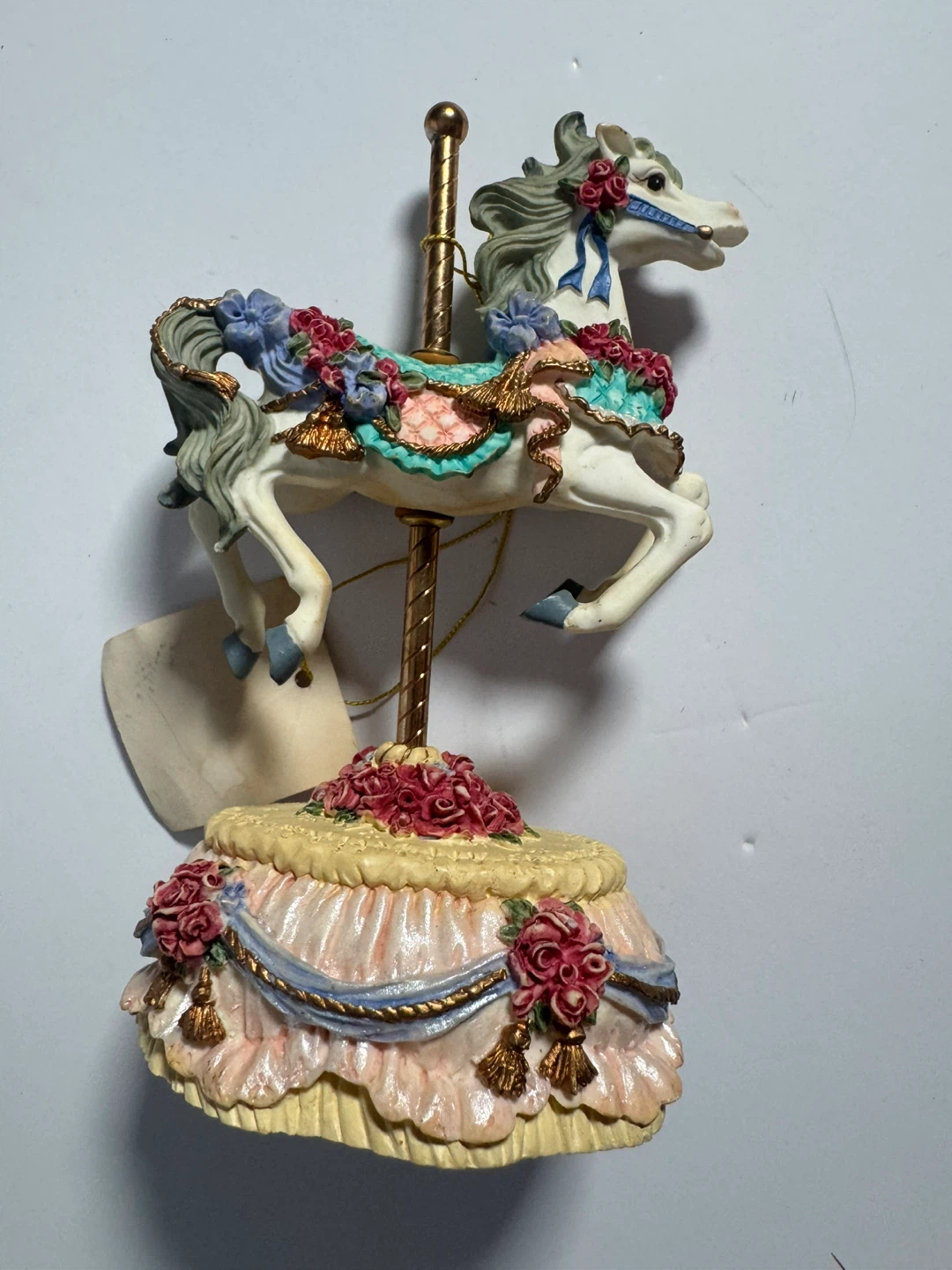 Melodies Fair Collection AntiqueCarousel Horse Music Box - photo 3