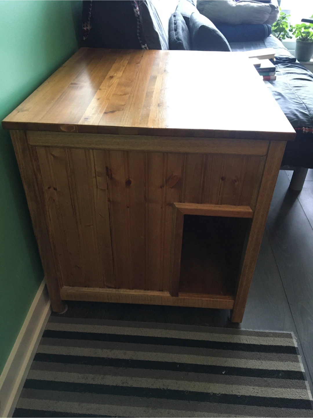 🥕Wooden Cat Litter Box - photo 2