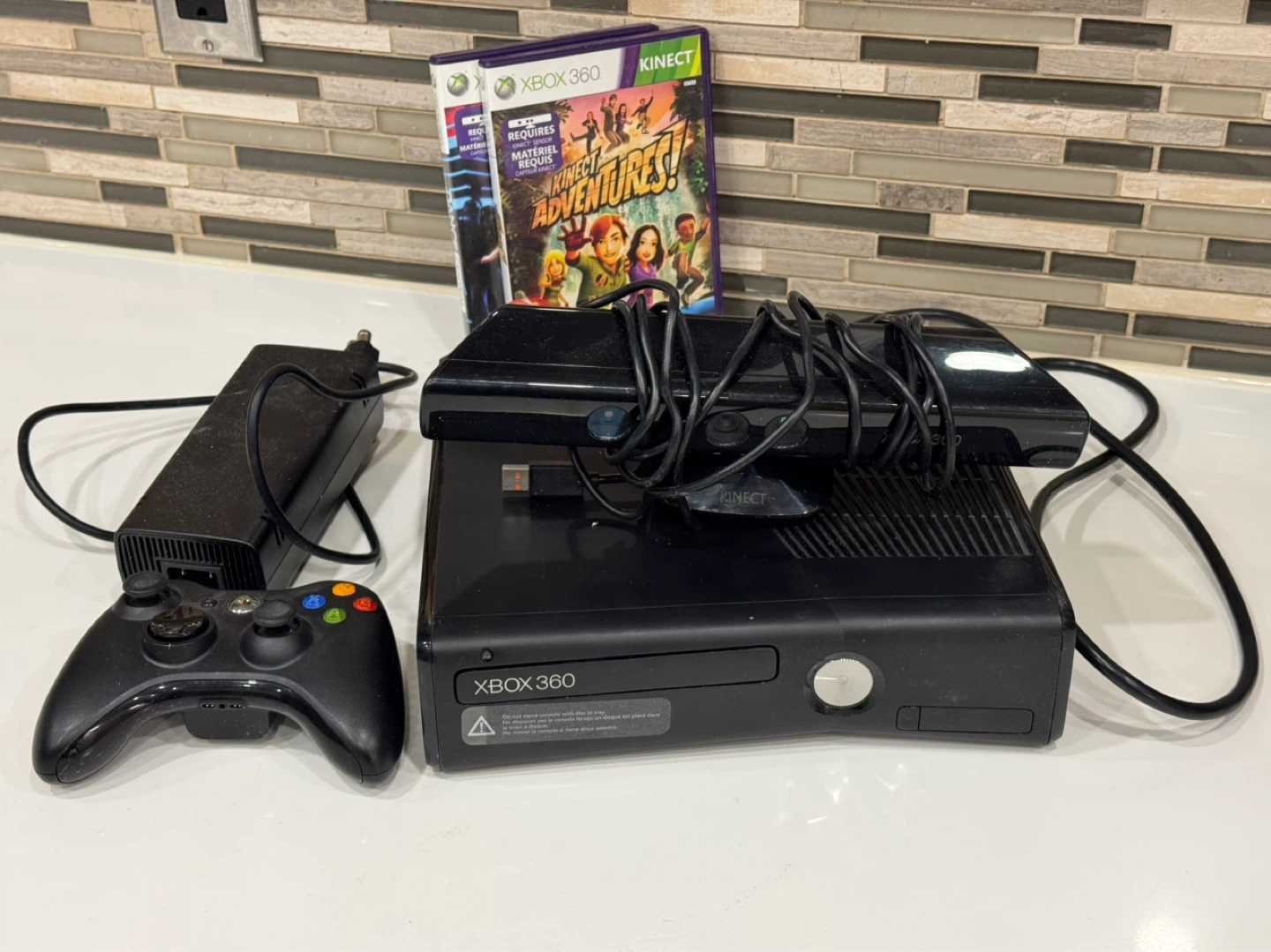 Xbox 360 Console Bundle with Kinect and Games