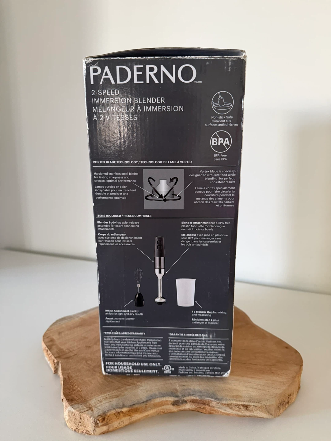 Paderno 2-Speed Immersion Blender - NEW - photo 2