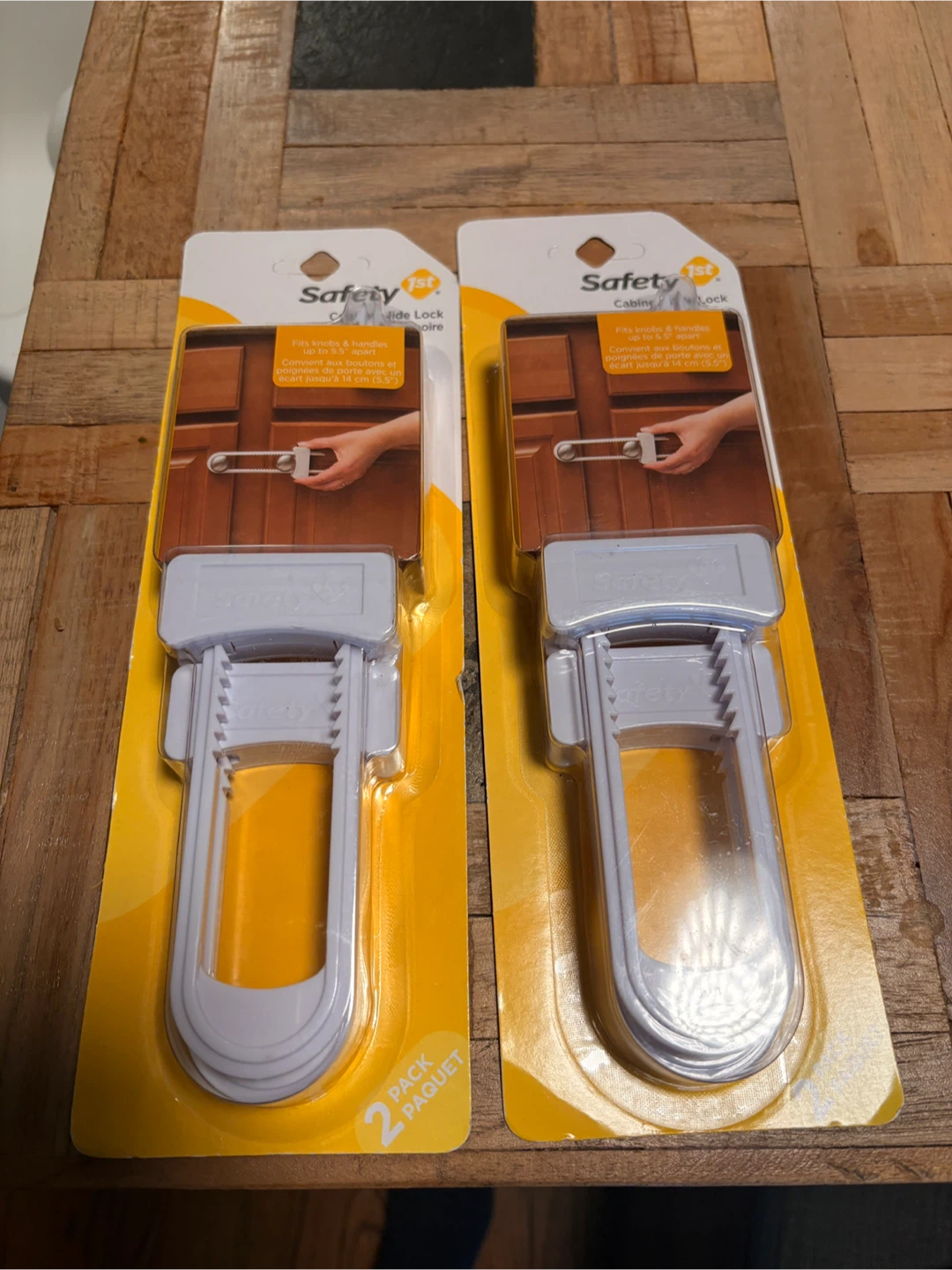 Baby-proof / childproof Cabinet Slide Locks
