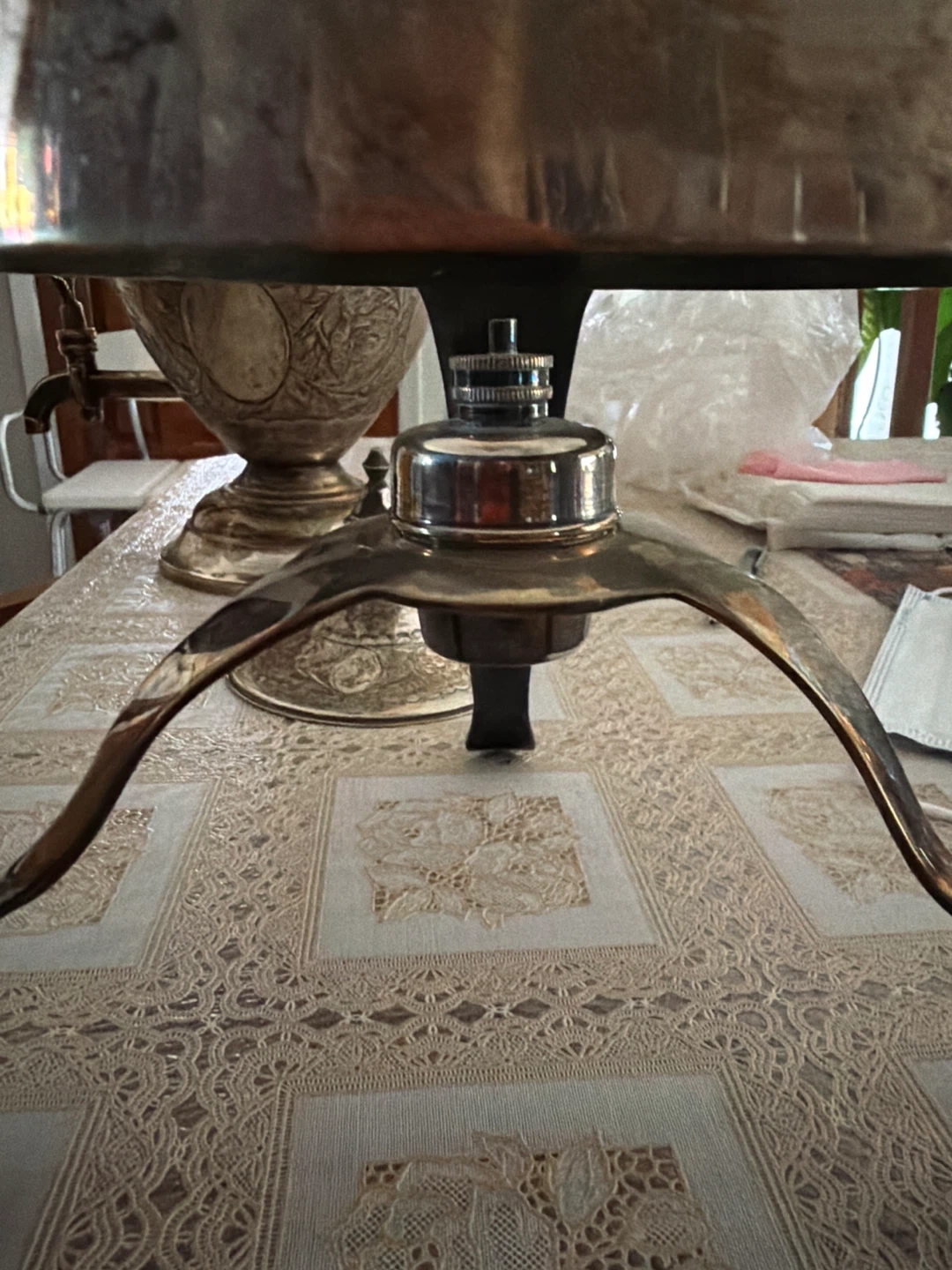 Coffee tea urn– Ornate Lion Head Design - photo 5