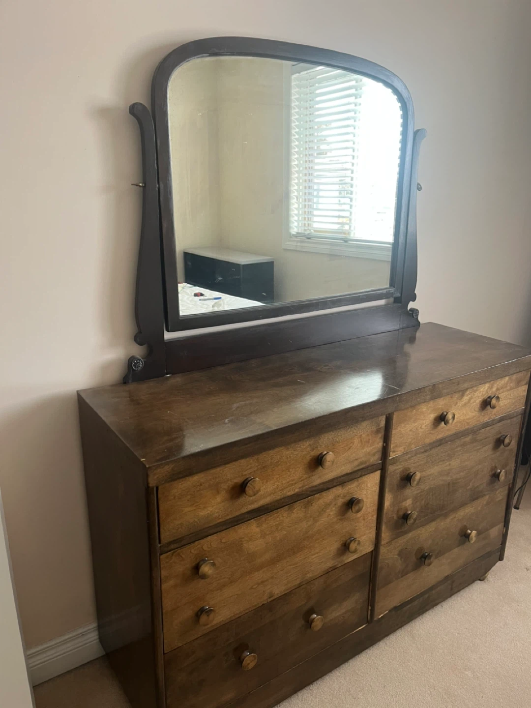 Vintage Dresser with Mirror