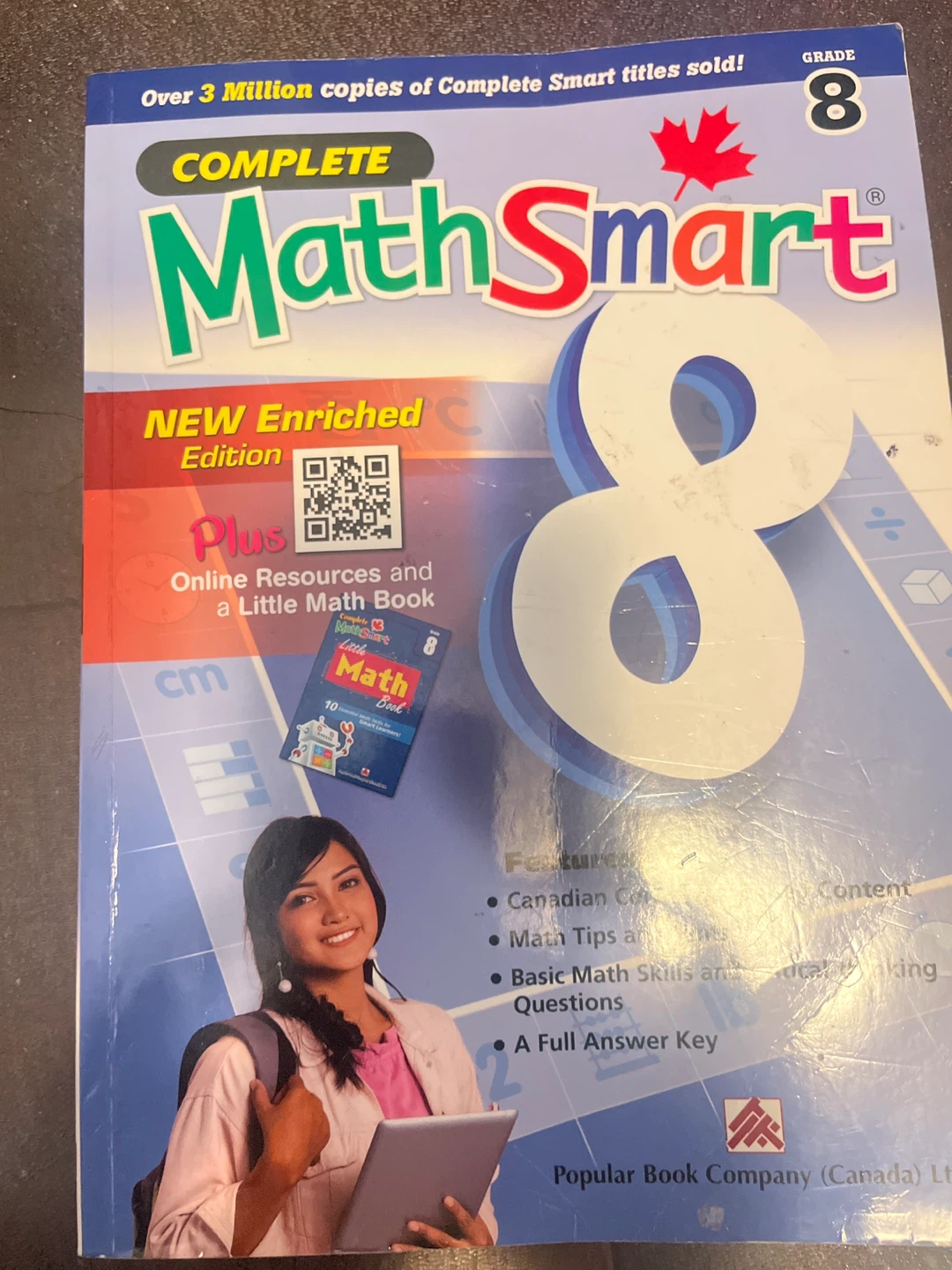 Complete MathSmart Grade 8 Workbook