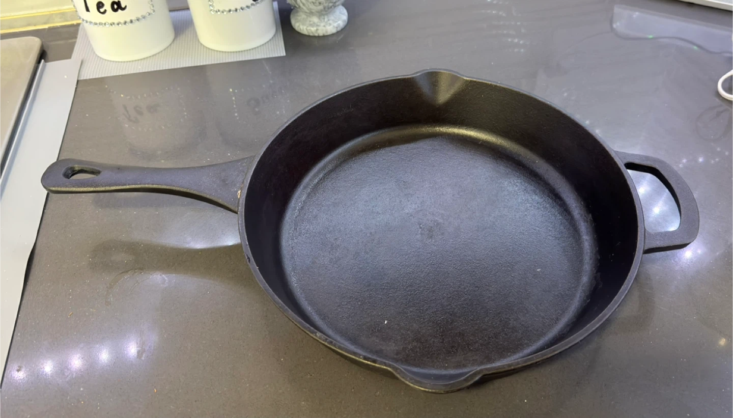 Cast Iron Frying Pan - Large size