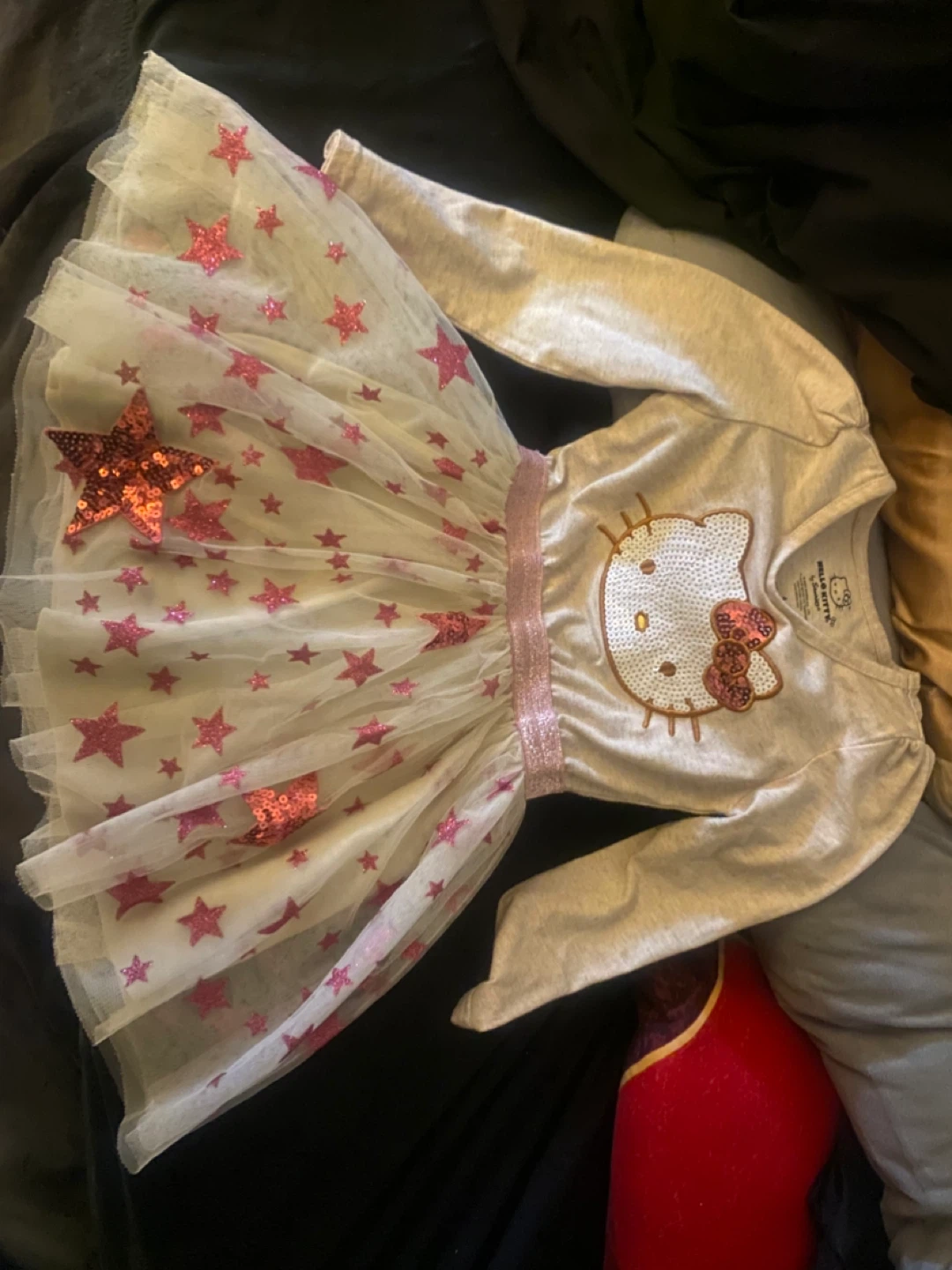 Hello Kitty Sequin Star Tutu Dress Size 4 - photo 4