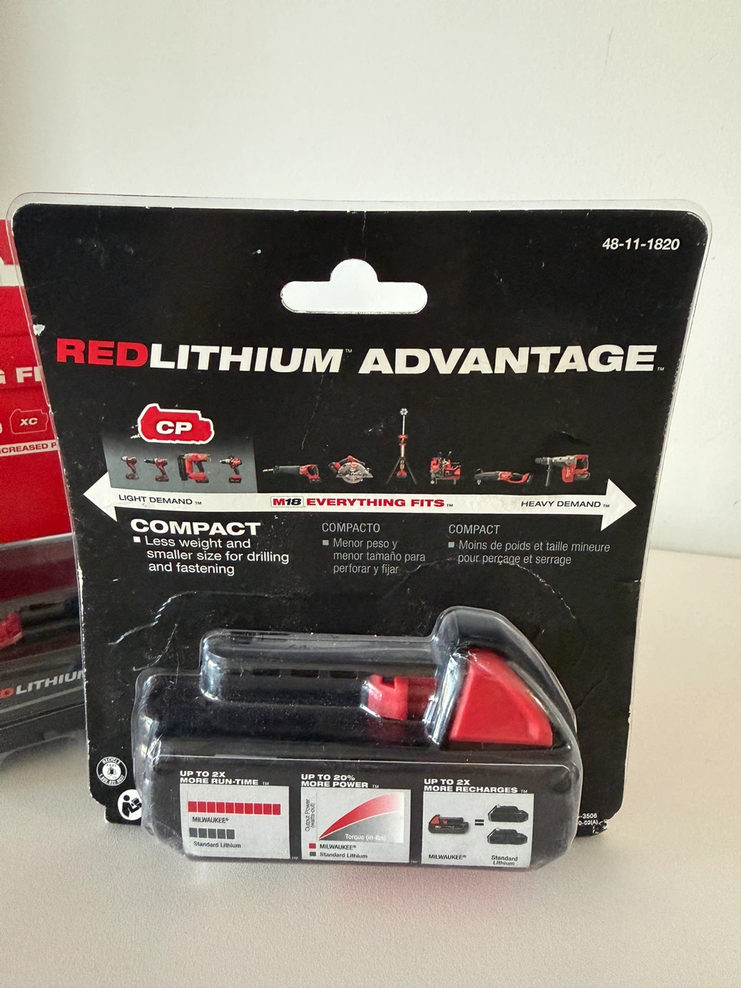 Milwaukee M18 REDLITHIUM CP2.0 Battery - NEW - photo 4