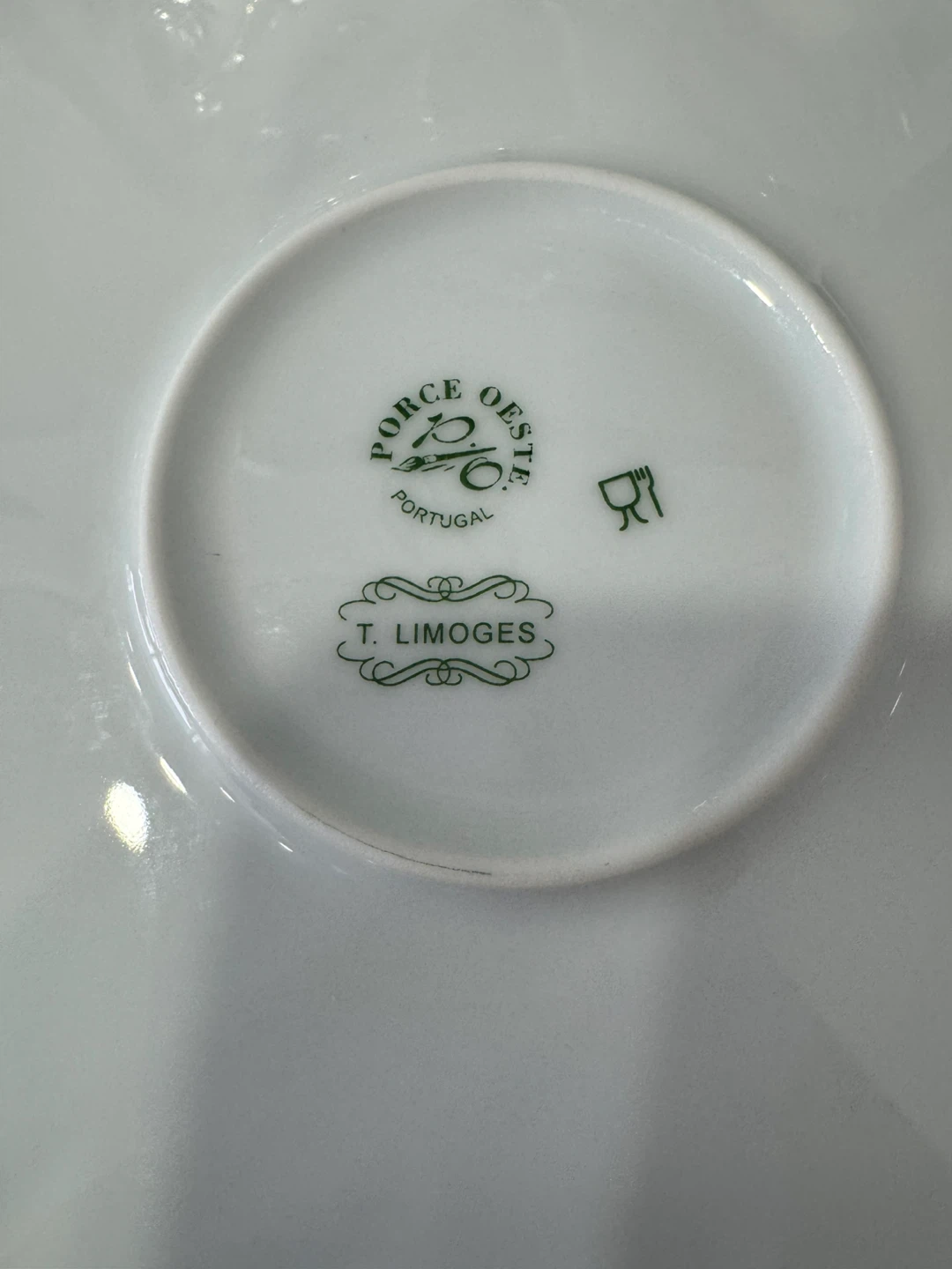 T. Limoges Portugal Dessert Set with Cake Server & Plate - photo 2