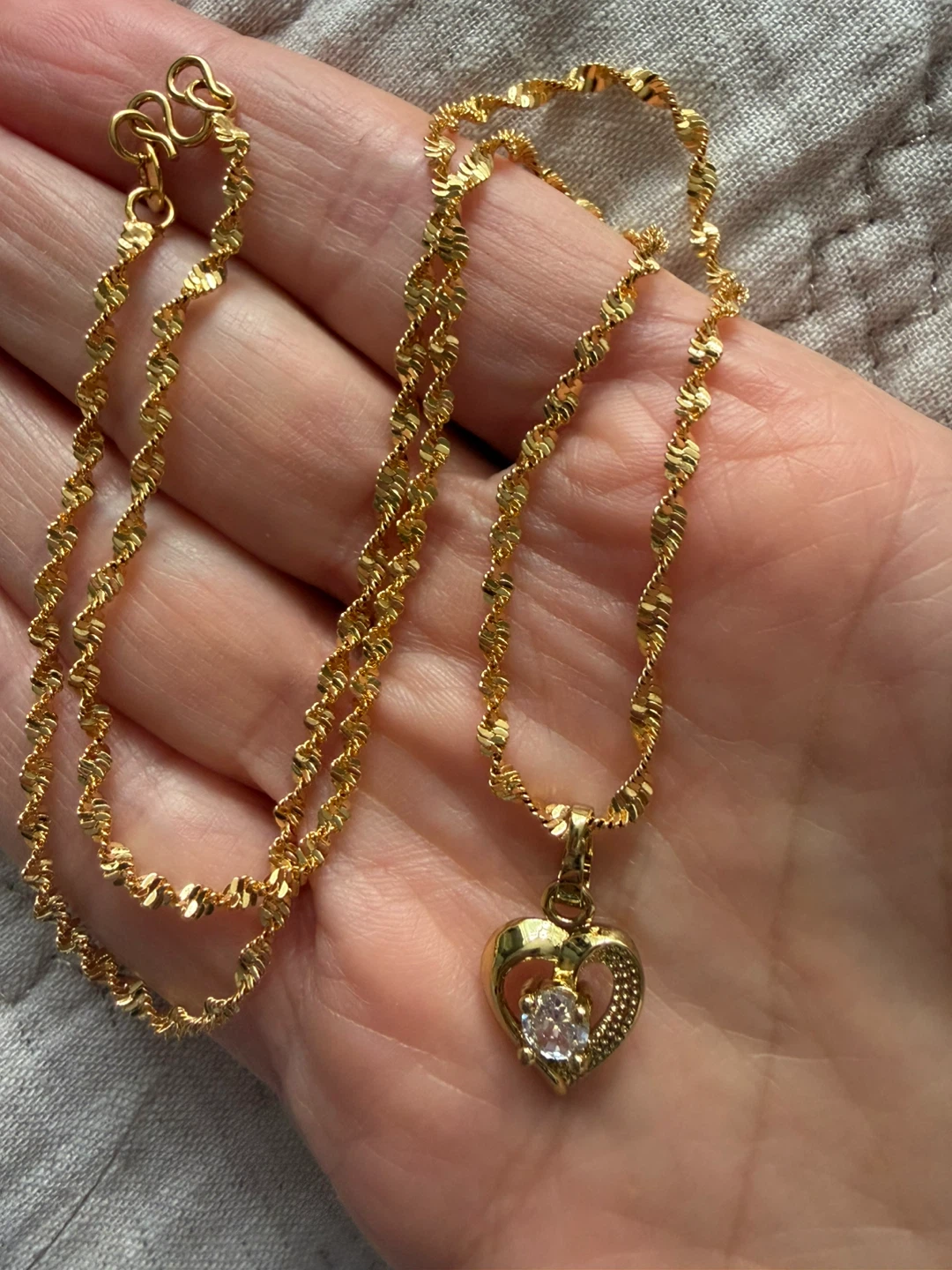 24k necklace