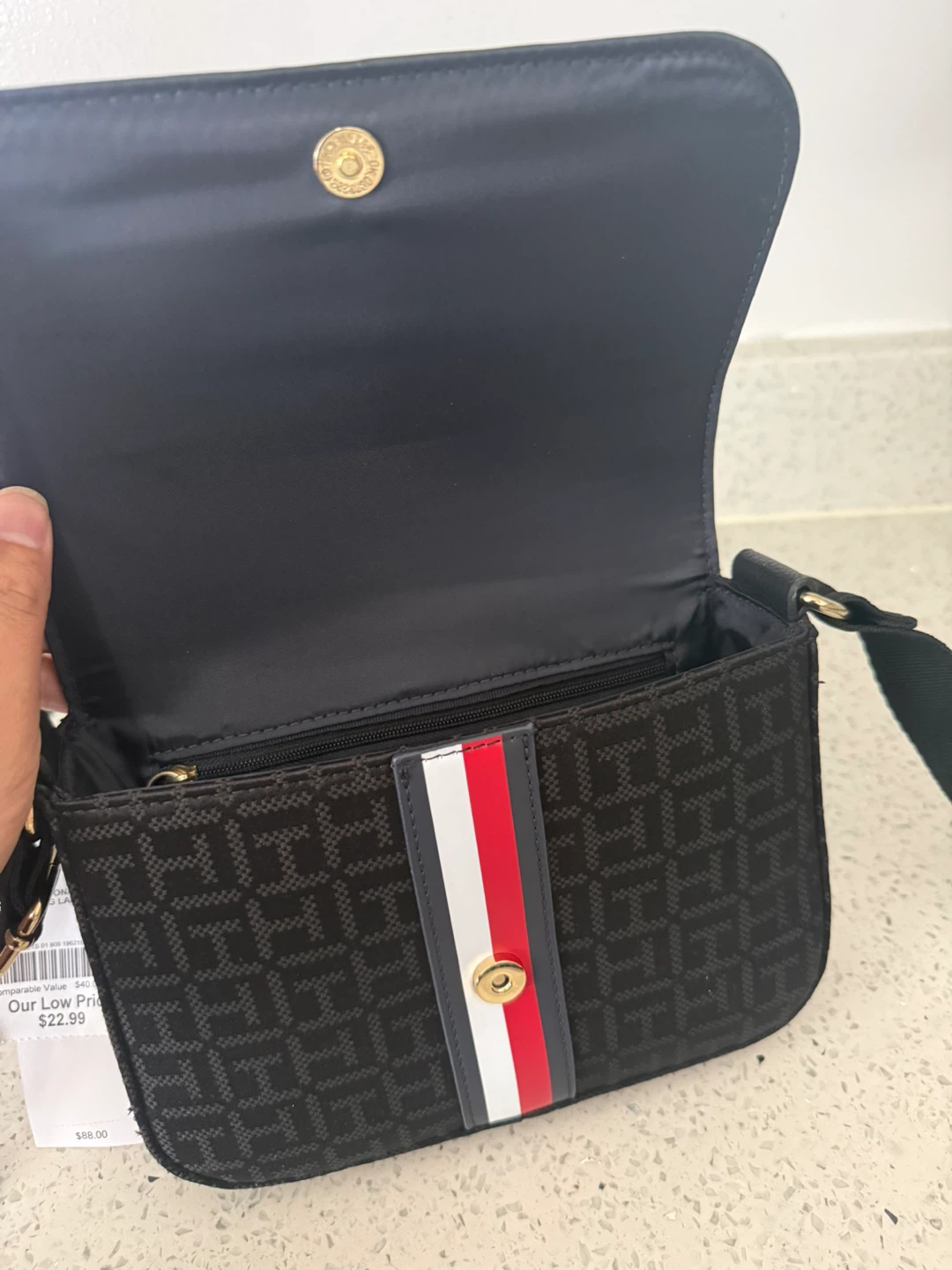 Tommy Hilfiger Crossbody Bag - Black Monogram - photo 5