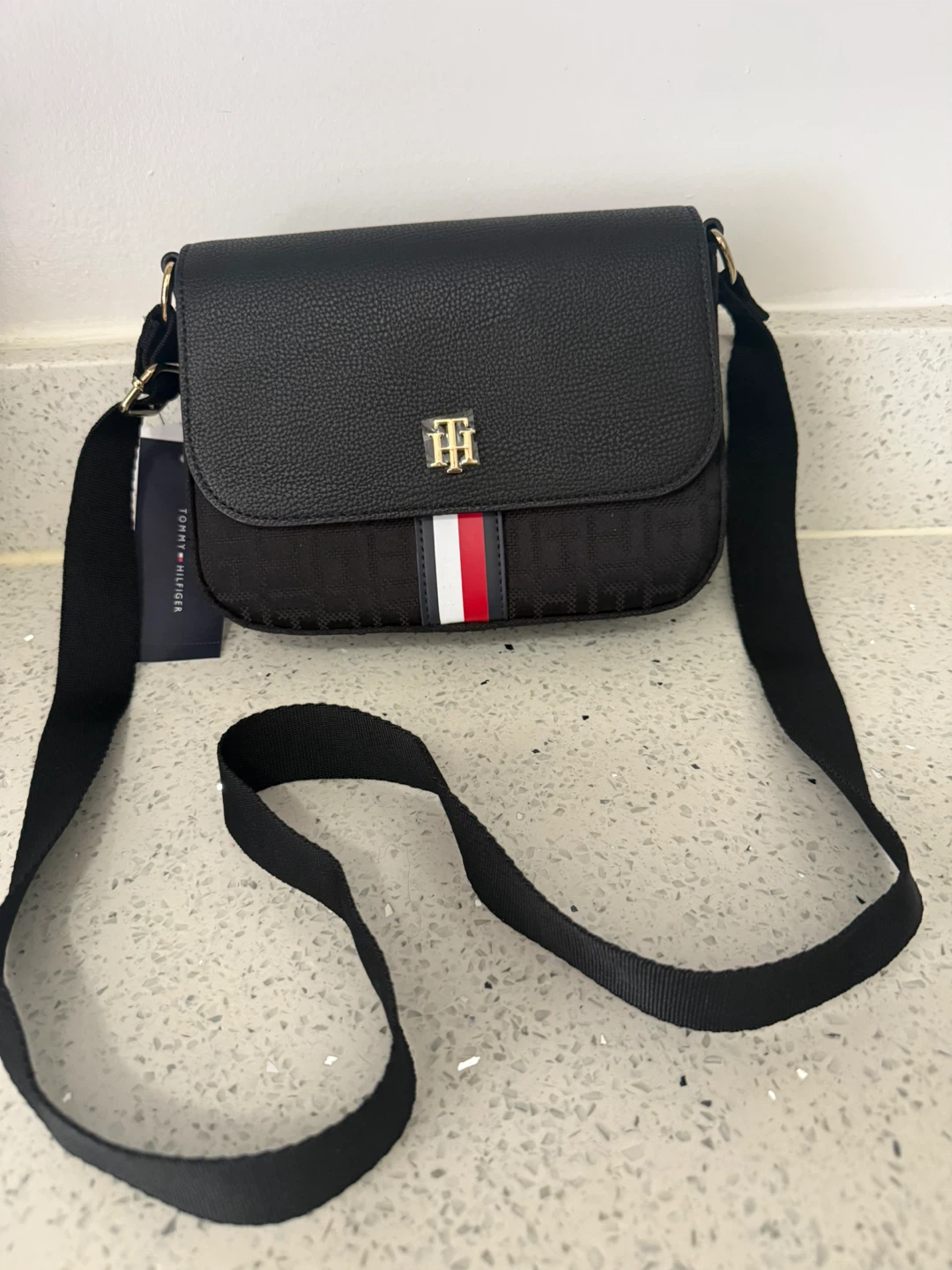 Tommy Hilfiger Crossbody Bag - Black Monogram - photo 2