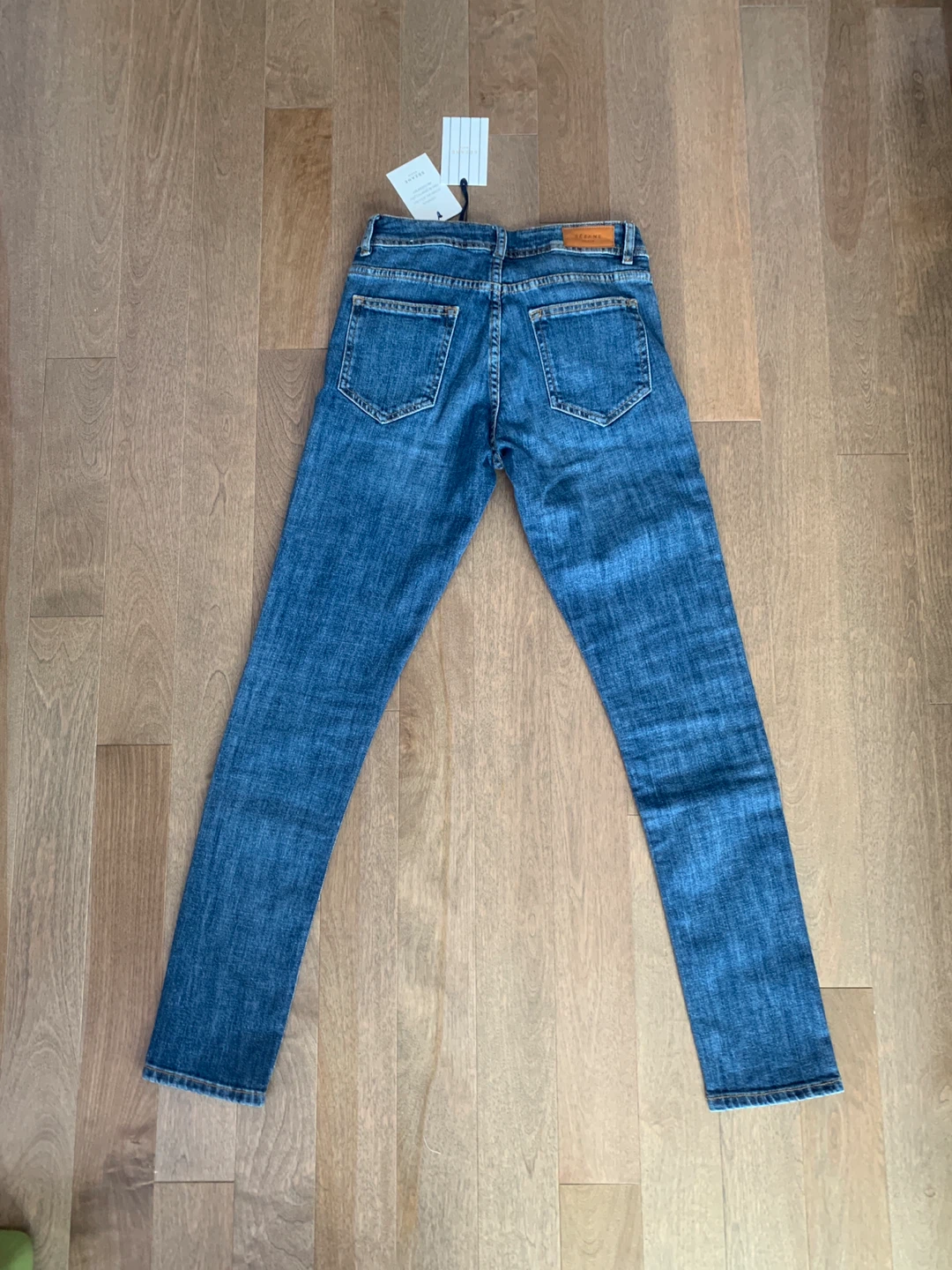 Sézane Denim Jeans - Bleu Clair, Size 26 - photo 2