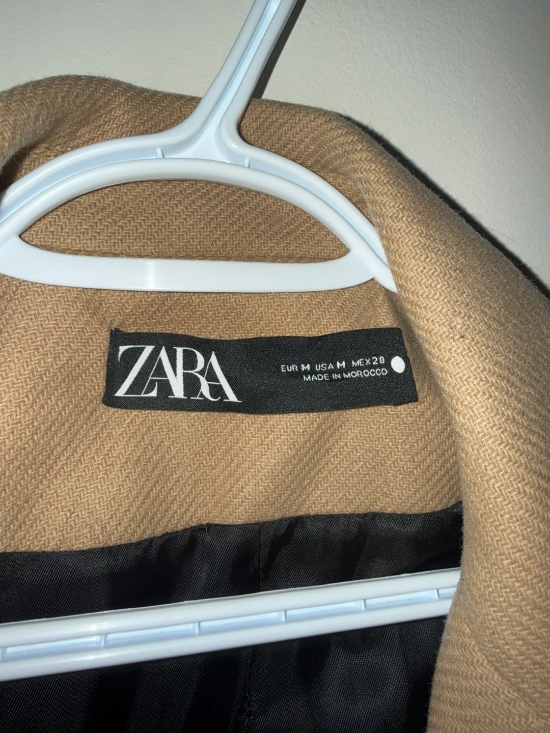 ZARA Camel Coat - Size M - photo 2