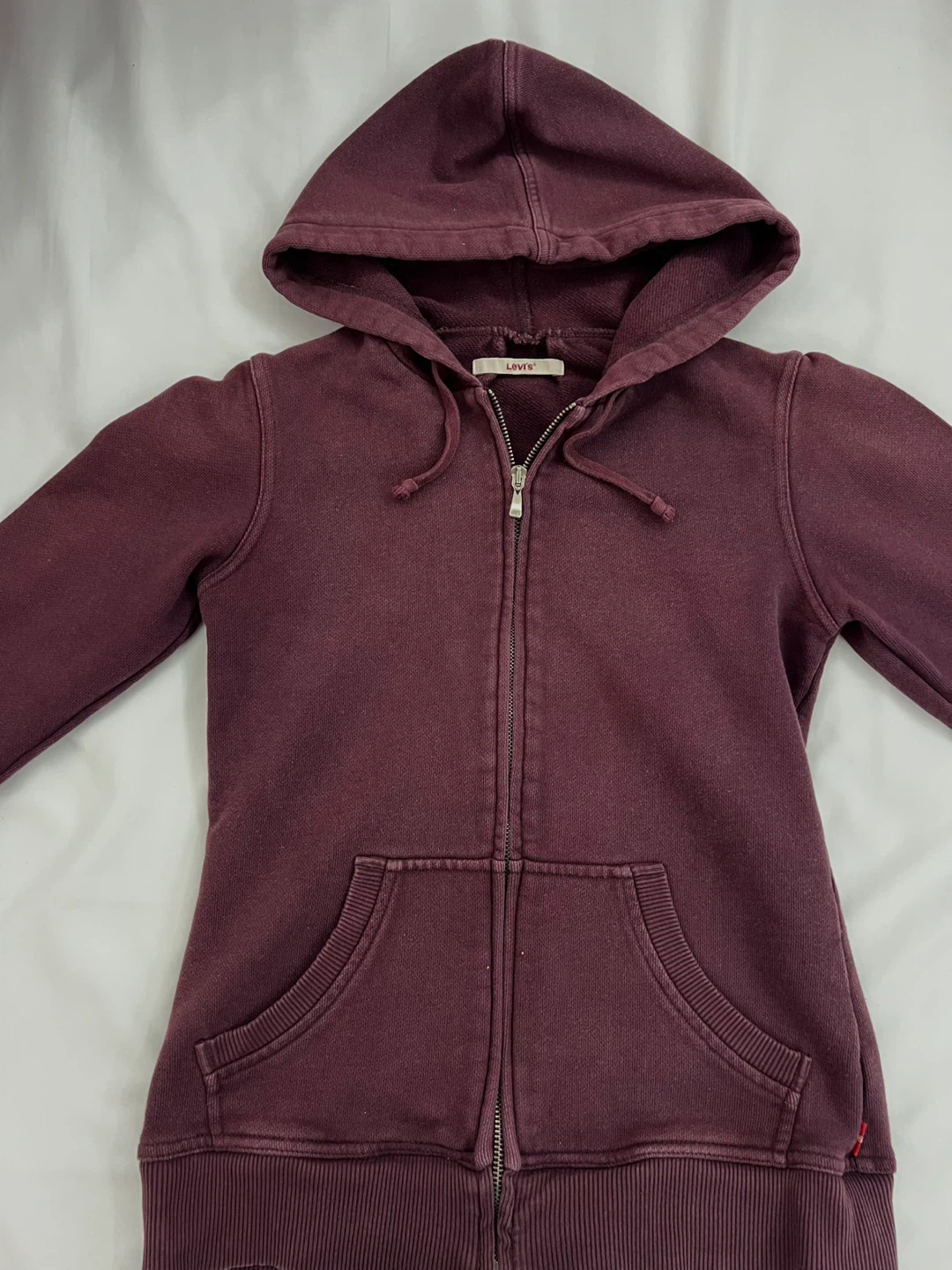 Levi's Burgundy Full Zip Hoodie