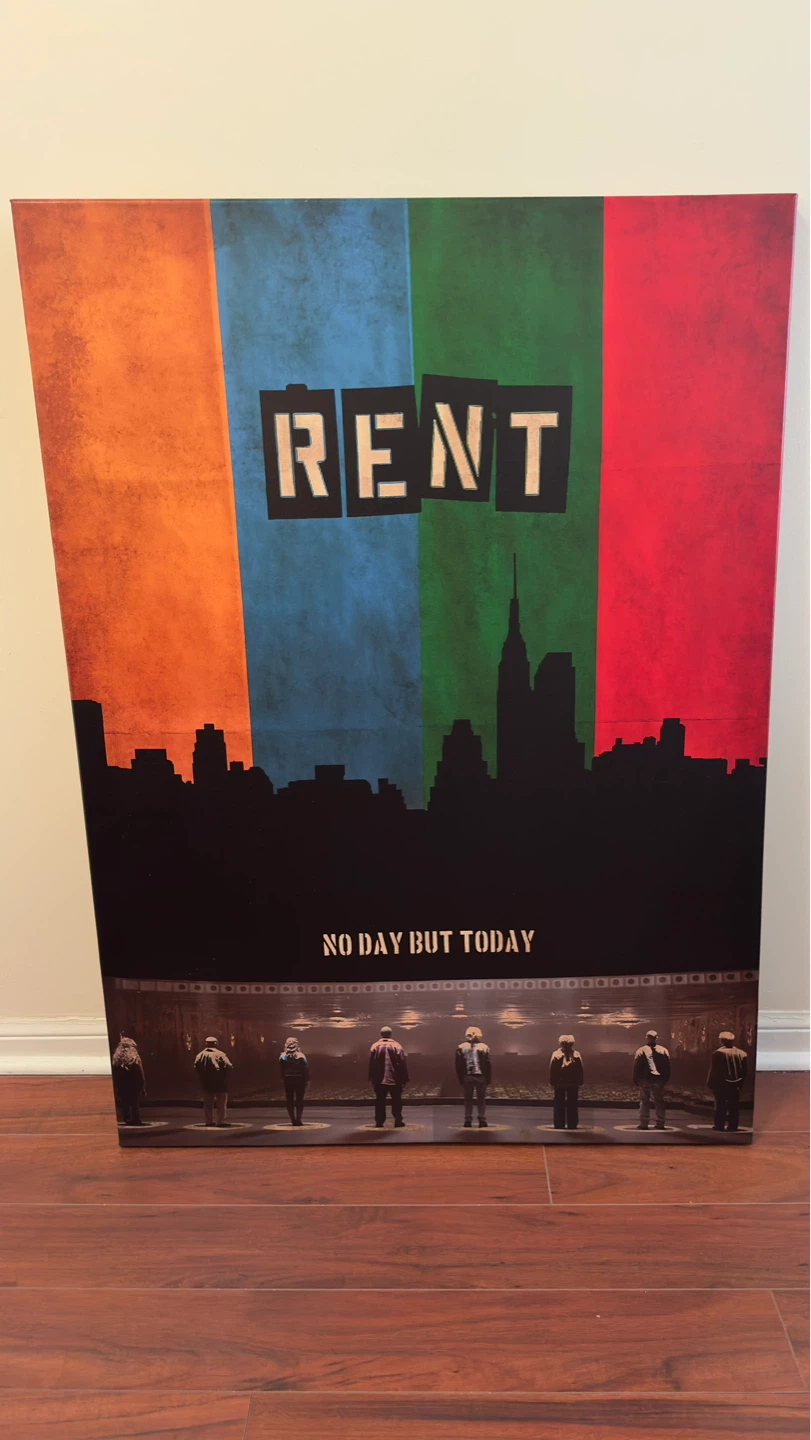RENT Musical Canvas Art