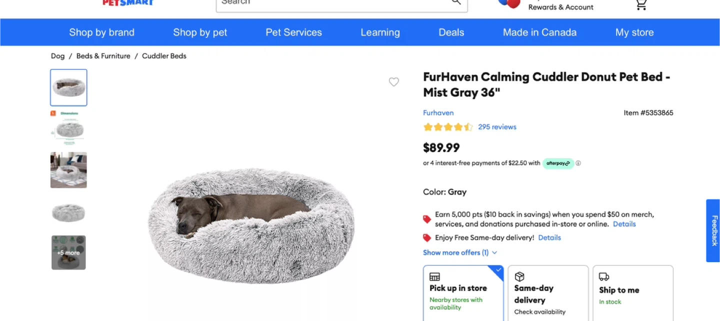Super cozy dog bed