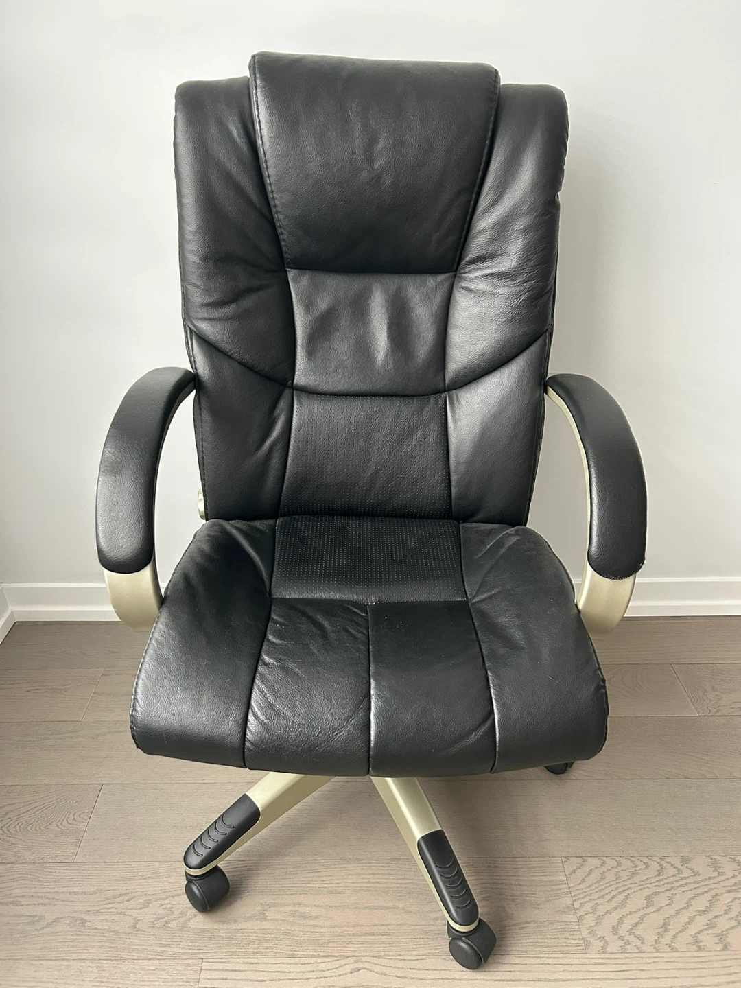 🥕Preowned Sealy Leather Comfy Office Chair Furniture Home