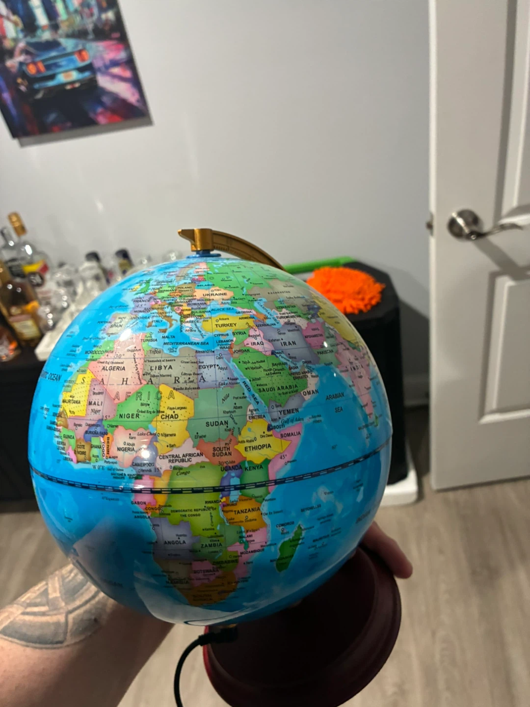 Illuminated Globe with Constellations - photo 2