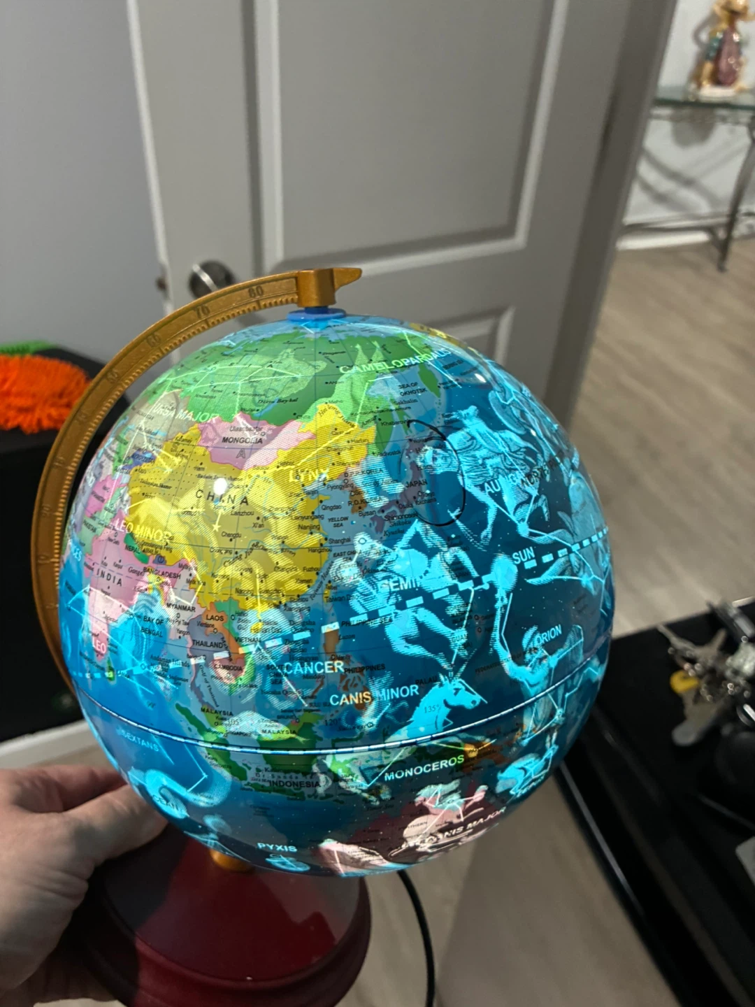 Illuminated Globe with Constellations - photo 4