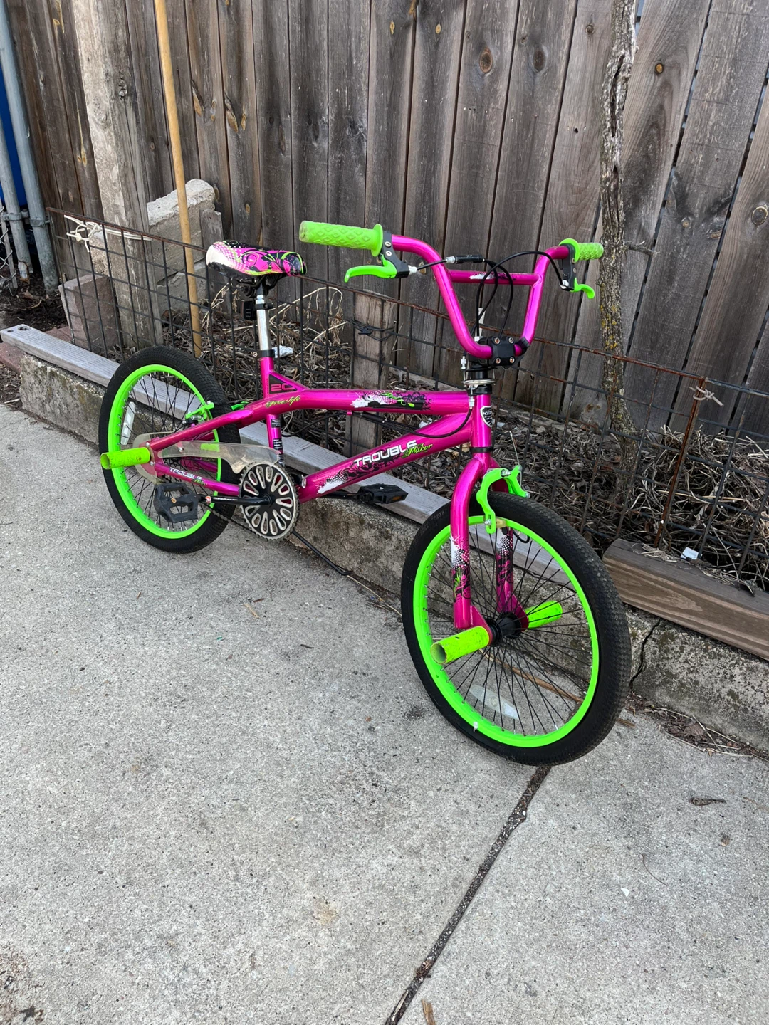 Trouble BMX Bike - Pink and Green🥕 - photo 2